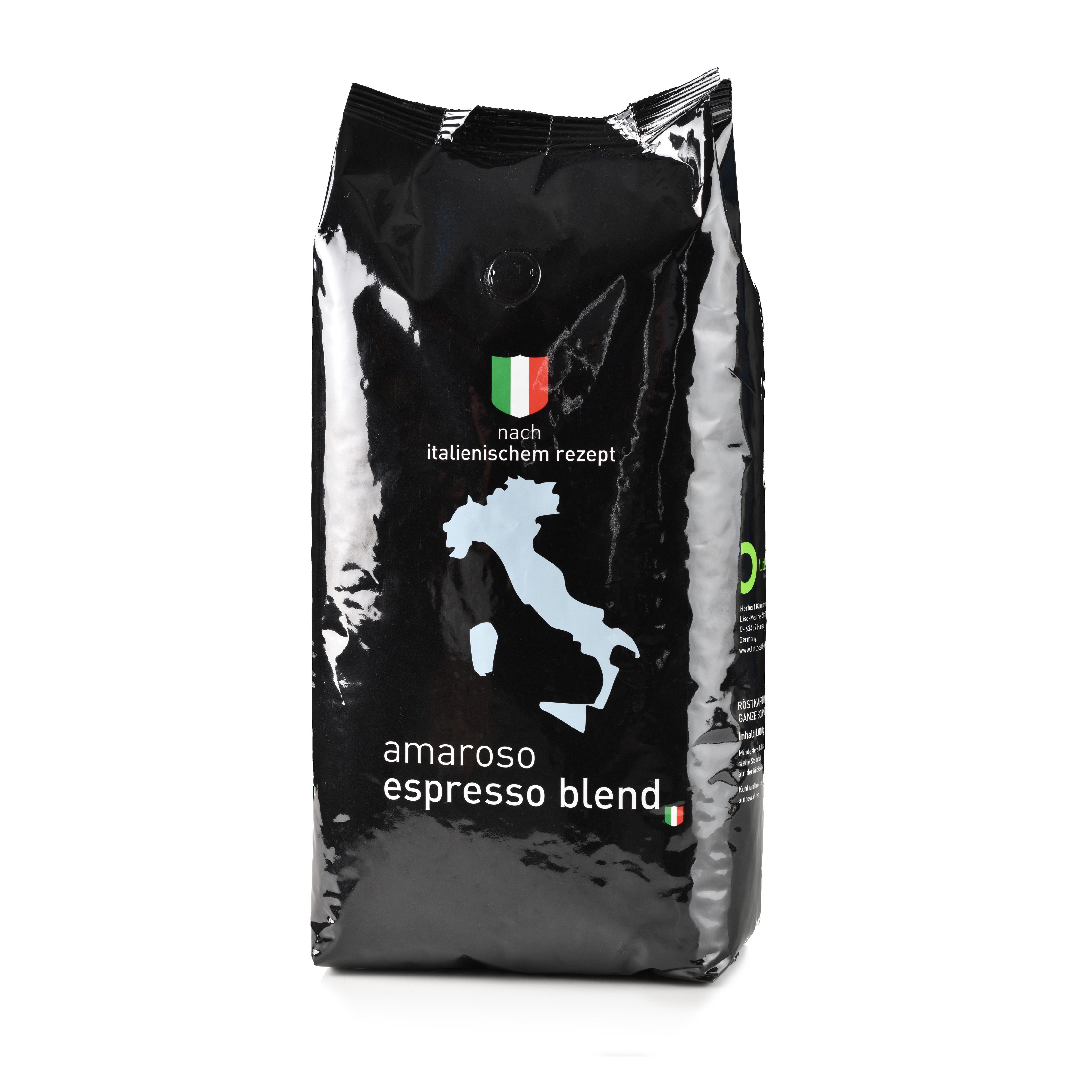 Amaroso Espresso Blend 1kg                                                                            - Röstkaffee in ganzer Bohne