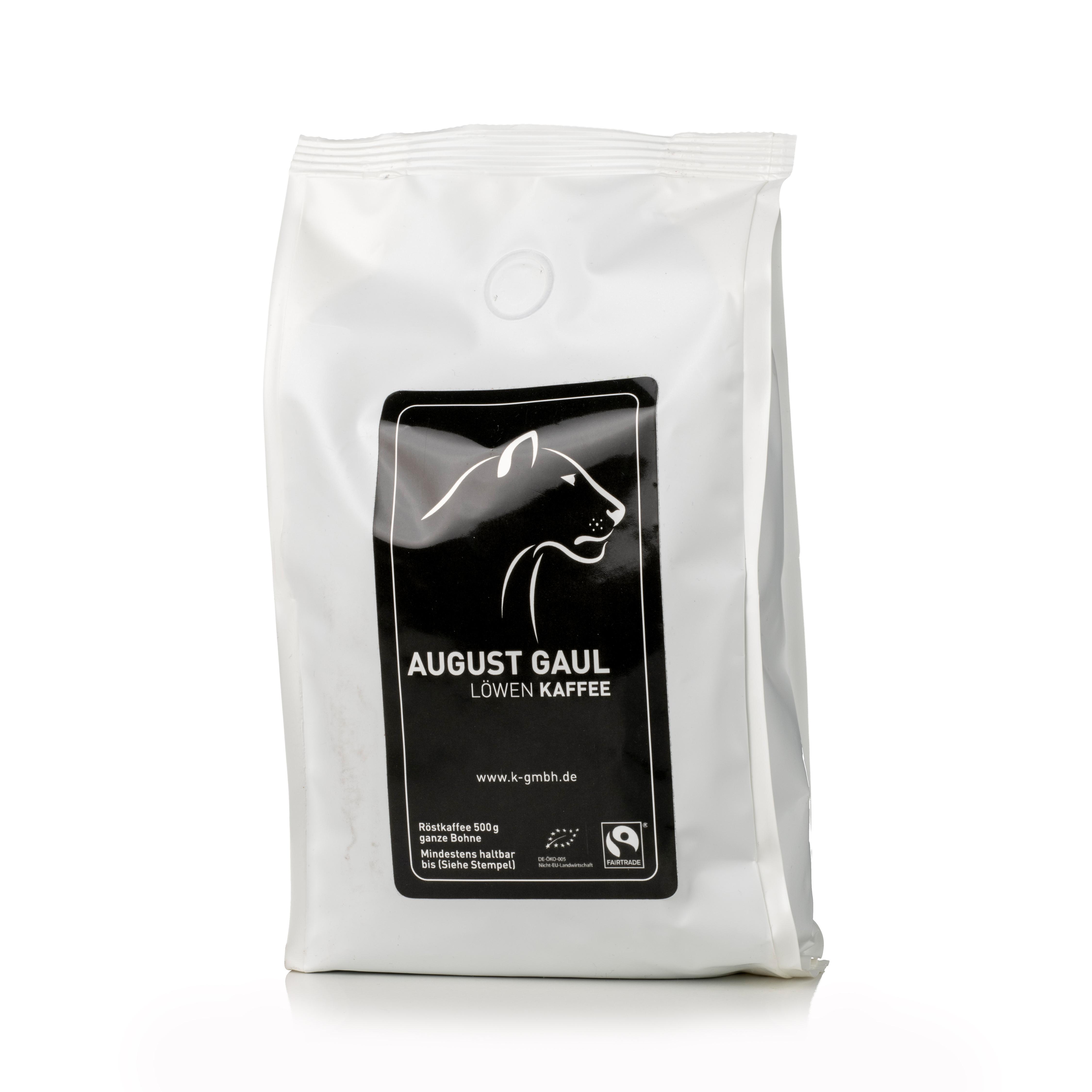 August Gaul Kaffee Bio/Fairtrade 500g - Ganze Bohne